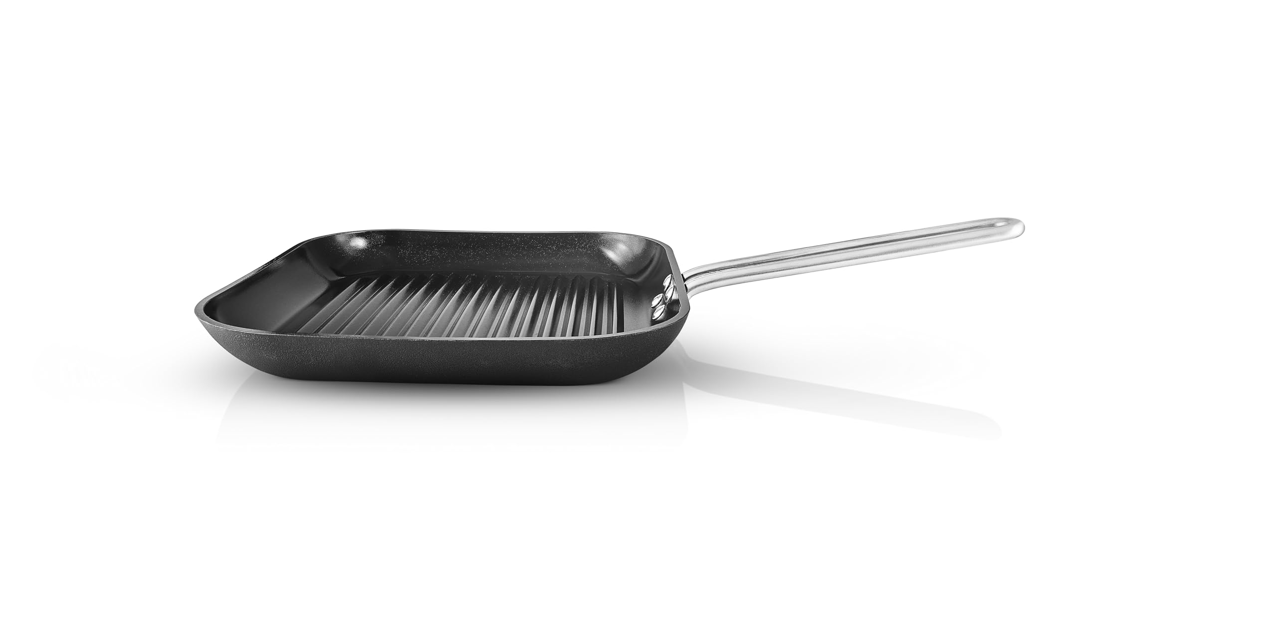 Poêle à griller Eva Trio en céramique Slip-Let 28x28 cm noire pour cuisine saine