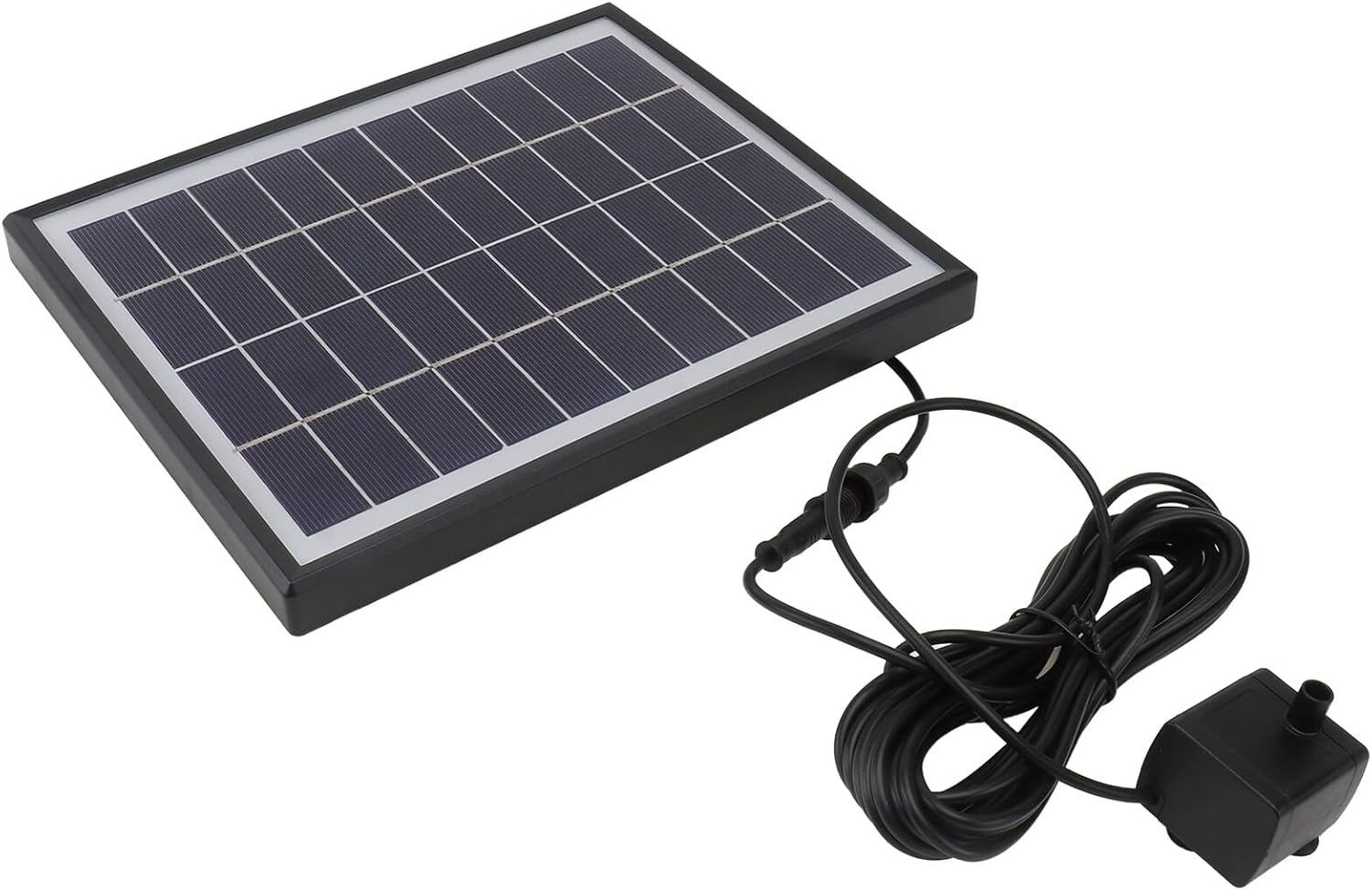 Luxshiny 12v 5w Solar Fountain Pump for Bird Bath and Garden, Floating Fountain Water Pump 500l/h, Solar-powered Outdoor Water Circulation for Ponds and Landscape