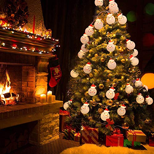 Decore o quarto no dia de Natal com luzes LED de árvore de Natal, 8 modos, usado na árvore de Natal,