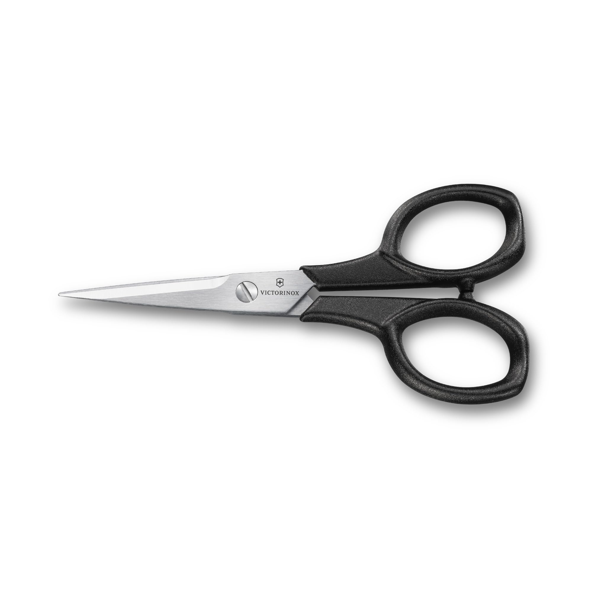Victorinox Haushaltsschere "Italy", Bastelschere, Papierschere, Scharfe Klinge, 10 cm, Robuster Kunststoffgriff, Rostfreier Stahl, schwarz