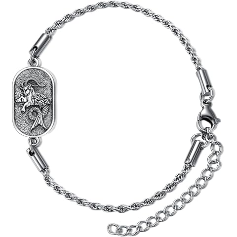 SIMONLY Zodiac Bracelet 925 Sterling Silver Constellation Anklet Horoscope Zodiac Jewelry Christmas Birthday Astrology Gifts for Women Men Unisex