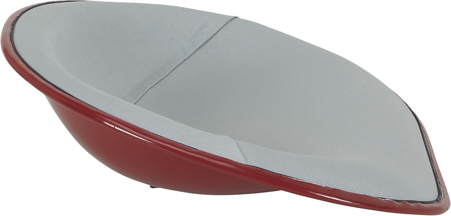 K & M Tractor Canvas Pan Seat for IH Tractors - Silver, Model# 7450