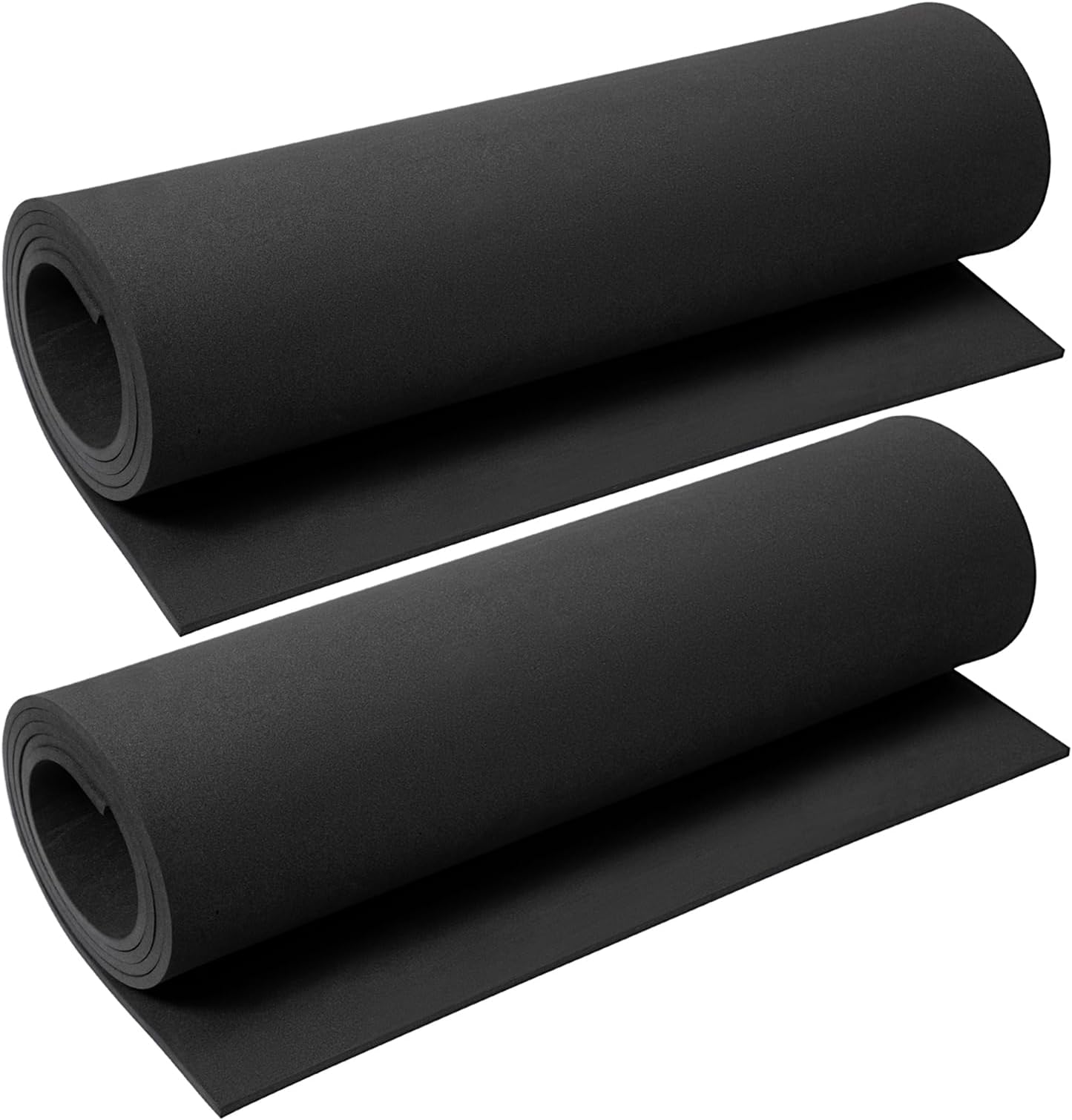 AMZQNART 2Pcs EVA Foam 5mm, Cosplay Foam Roll,16 x 59in Black, Suitable for Large Foam Cosplay Modeling, DIY Projects, Crafts, Ultra High Density 90 kg/m3.