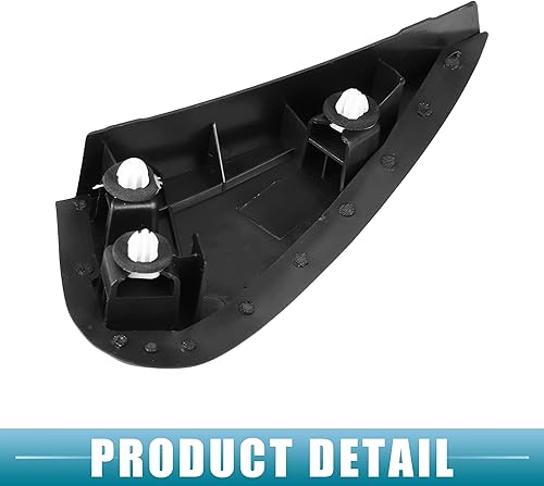 Miniatura 7 de A ABSOPRO Espejo de puerta delantera izquierda esquina Fender Triangle Cover No.6011802170 para Toyota Corolla 2014-2016 plástico negro