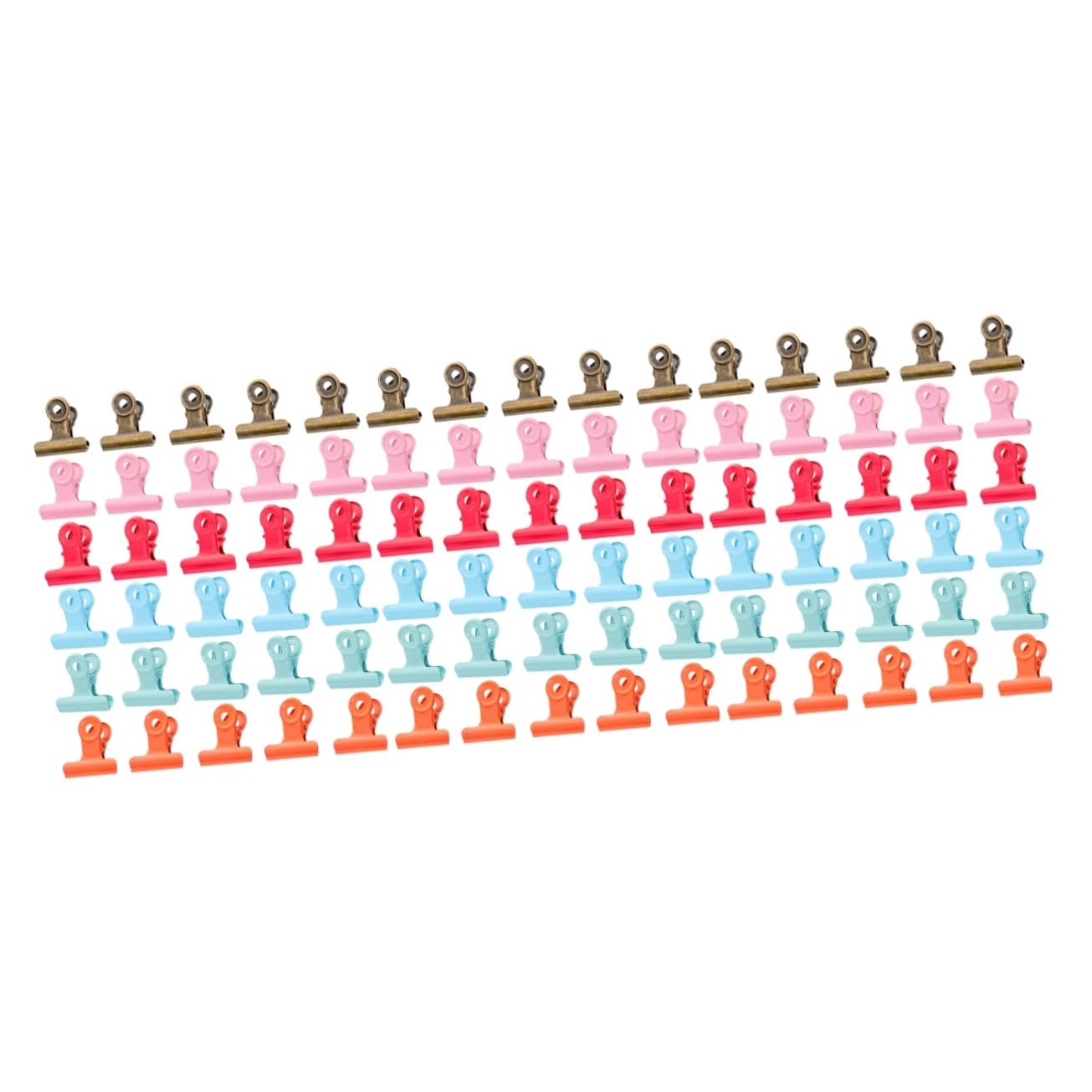 120pezzi Clip Metalliche Rotondper Documenti Fermagli Per e Scuola Resistente Per Organizzazione e Esposizione Prezzi