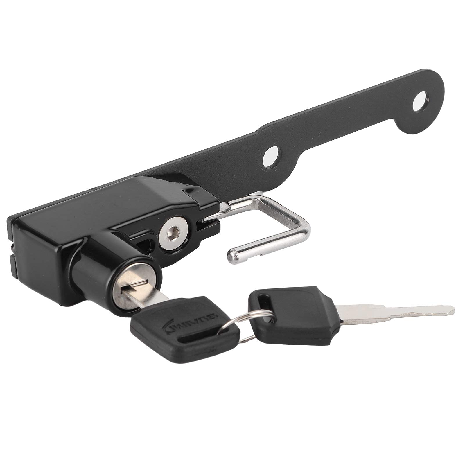 Motorcycle Helmet Lock bracket motorcycle, Aramox Motorcycle alloy Helmet Lock Holder Anti‑Theft Aluminium Alloy Fit for Z900RS/CAFE