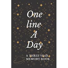 one line a day a three year memory book 69 inch