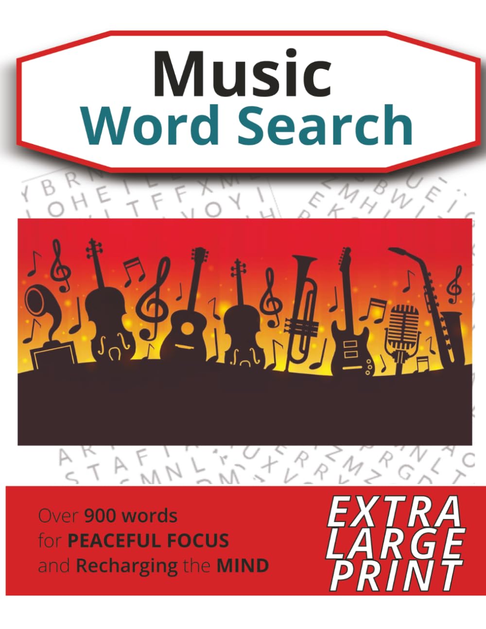 Music Word Search for Adults: Large Print Puzzles Featuring Genres, Instruments, Music Theory, Recording, DJ & Production, and Industry Terms for ... and Seniors) (Word Search Puzzle Books)