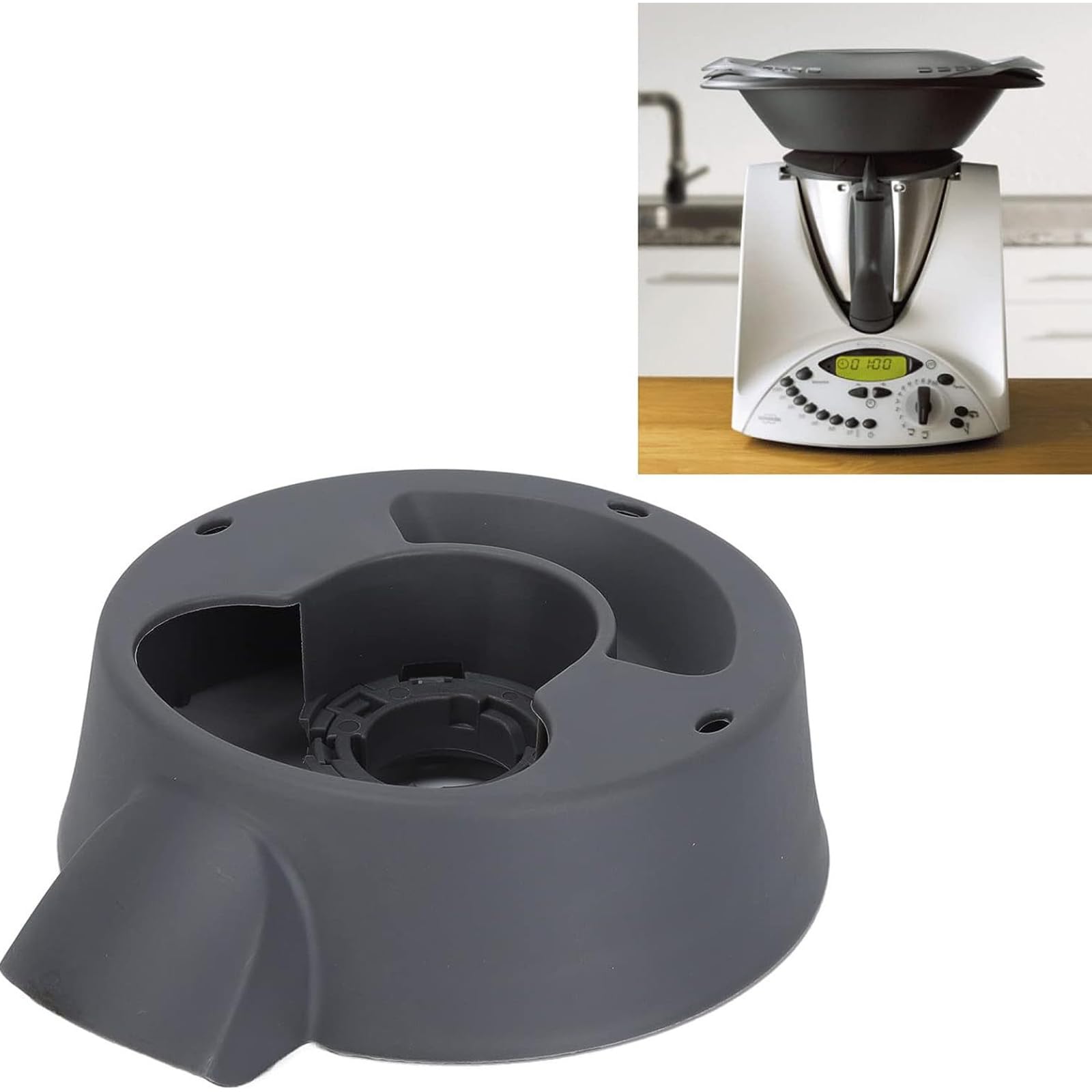 Base De Mixage/fixation Pour Thermomix TM31 - Avec Boucle De Verrouillage Sécurisée | Accessoire Réutilisable, Gain De Temps