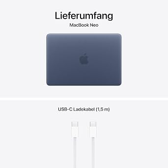 Apple 13 inch MacBook Neo Laptop with A18 Pro Chip: Designed for AI and Apple Intelligence Liquid Retina Display 8GB Shared Memory 256GB SSD Memory 1080p FaceTime HD Camera; Indigo
