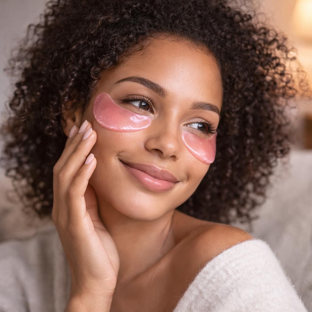 19/90 Revitalizing Hydrogel Under Eye Patches for Dark Circles & Puffiness - Salmon PDRN, Peptides & Hyaluronic Acid - Pink (30 Pair)