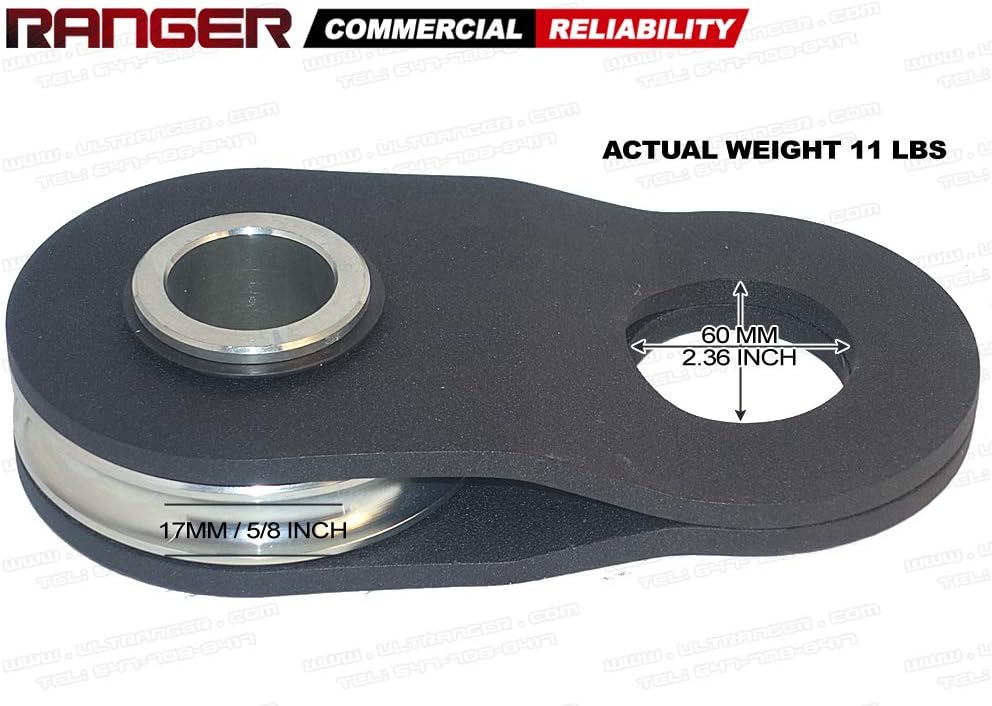 Ranger (16 Tons 36,000 LBs) Commercial Reliability Snatch Block by Ultranger : Industrial & Scientific