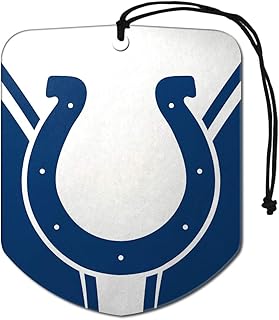 FANMATS NFL Indianapolis Colts Air Fresheners2 Pack Shield Design Air Fresheners, Team Colors, One Size