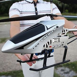 KXKLGWHN RC Helicopters 78cm Large Remote Control Airplane, 2.4GHz Aircraft Outdoor Flying Toy Drone 3.5CH Altitude Hold RC Helicopters,with High&Low Speed Mode, Boys Girls Toys