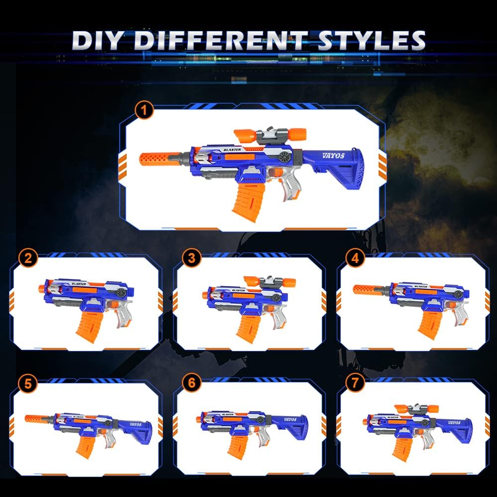 Seven different DIY styles for the blaster