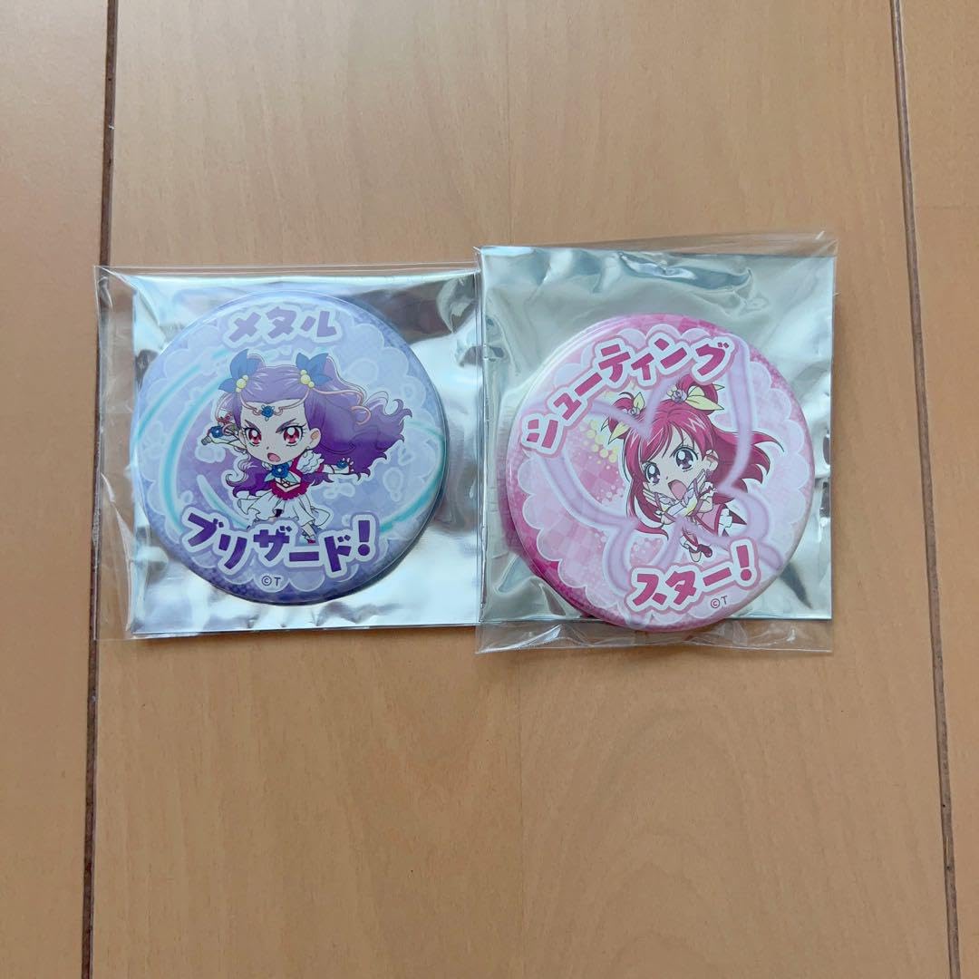 Amazon | プリキュア5 必殺技缶バッジ キュアドリーム ミルキィローズ