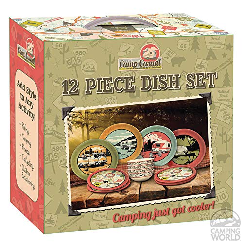 Camp Casual (Cc-001) 12-Piece Dish Set #TOP2