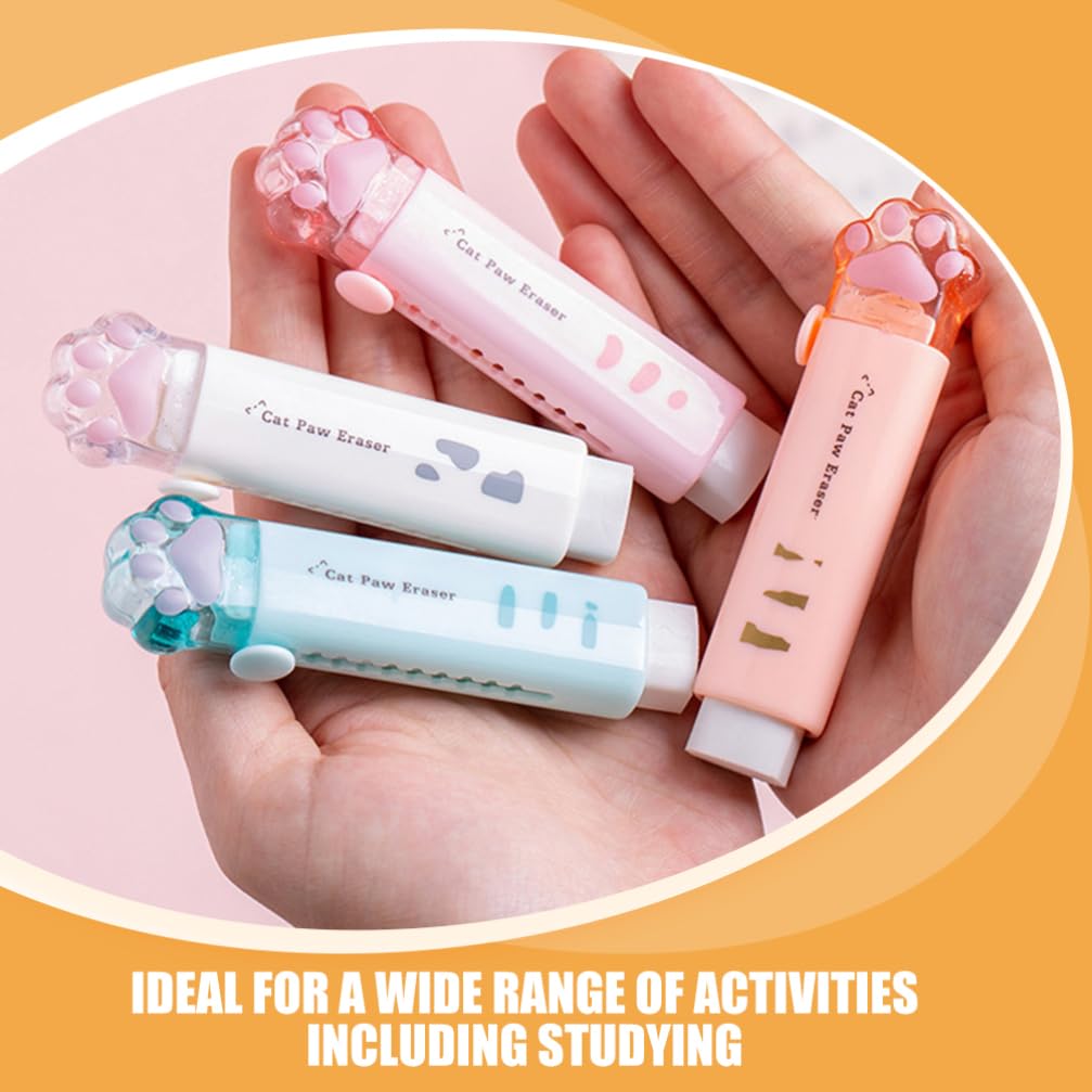 VILLCASE 8 Gomme Da Cancellare Push-pull Colori Vivaci Gomme Estetiche Per Ragazze Ragazzi E Ragazze Gomme Da Cancellare