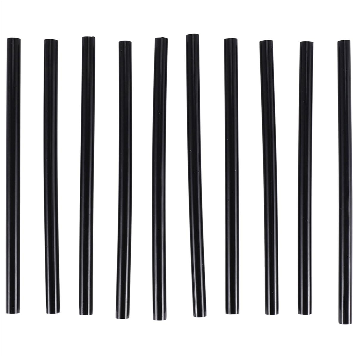 BPQiang 10PCS Hot Melt Glue Adhesive Sticks 150x7mm Black