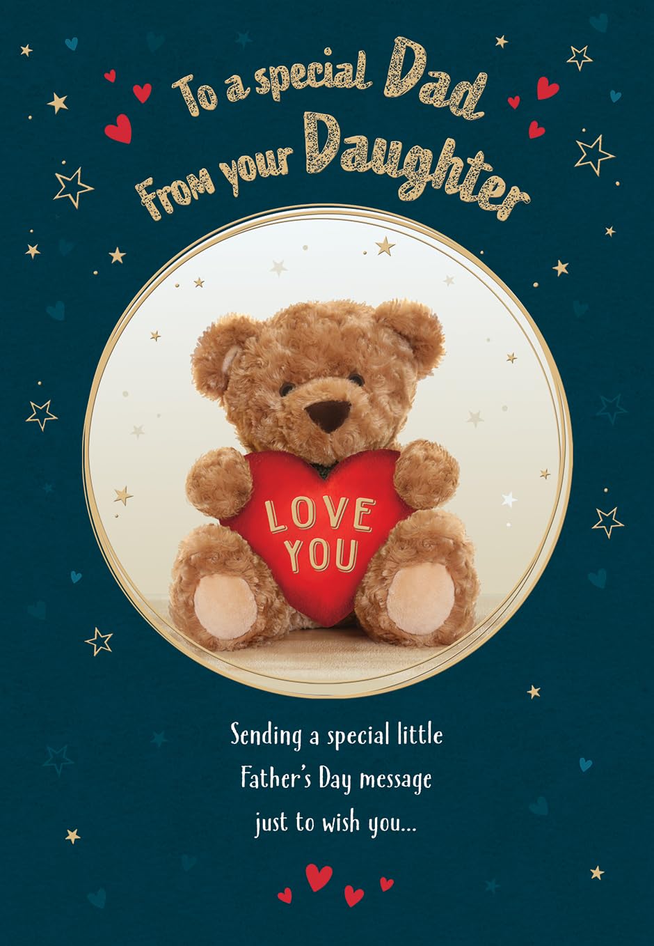 Piccadilly Greetings Father's Day Card, To a Special Dad - 9 x 6 inches