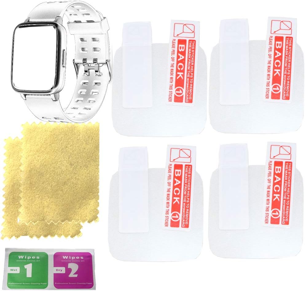 OCTelect smart watch screen protector for smart watch letsfit with 4PCS in one pack
