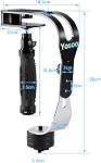 PRO Handheld Gimbal Stabilizer Handheld Steadycam Video Stabilizer with Anti-skidding Rubber Sleeve for Digital Camera Camcorder DV DSLR SLR Gimbal Stabilizer Accessories