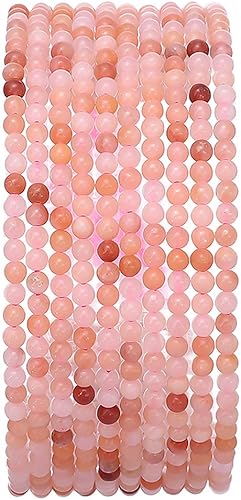 Miniatura 26 de Cuentas de ónix negro natural redondas de piedra semipreciosa suelta para hacer joyas 8MM 44PCS