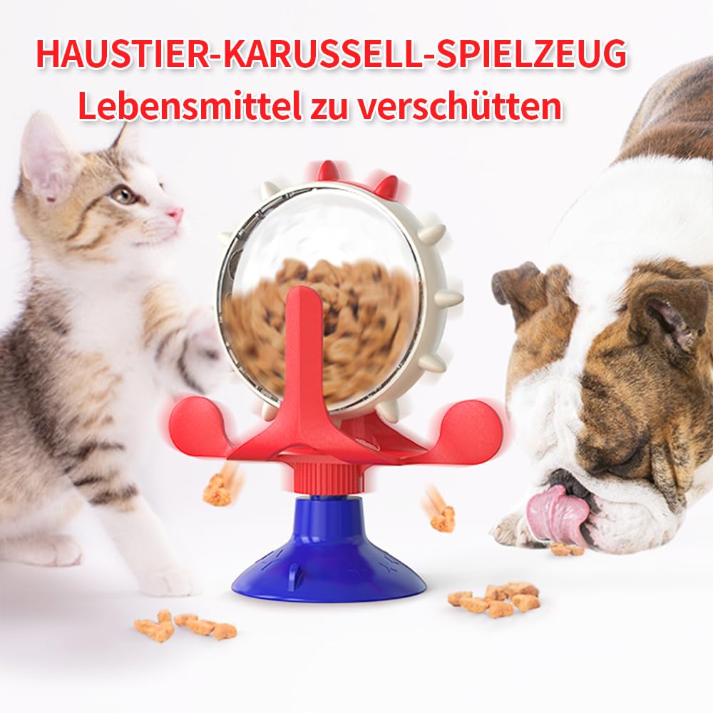 Snackspender Fr Hunde Und Katzen - Interaktives Intelligenzspielzeug Mit  Futter