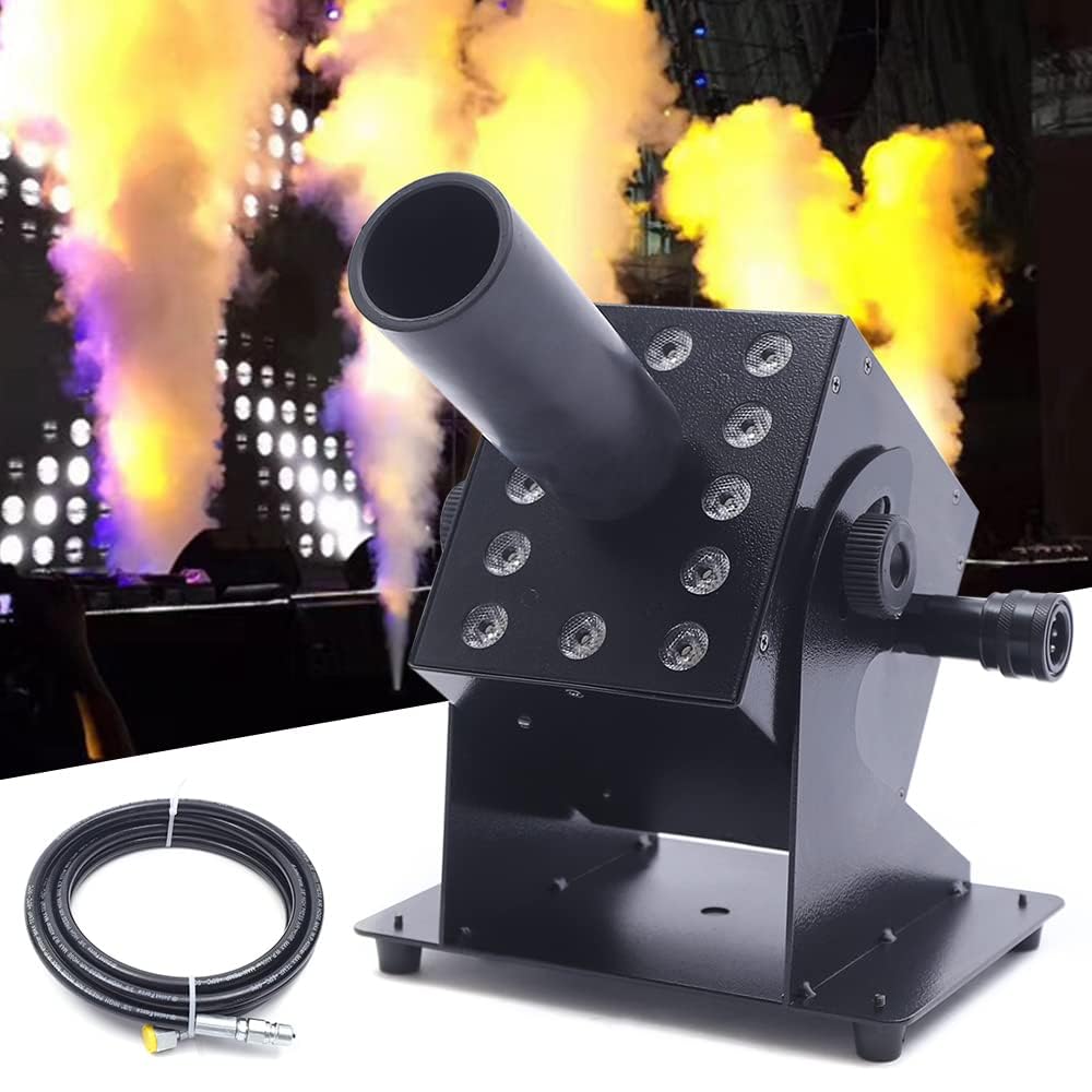 Wytwornica mgły CO2, kolumna powietrzna Maszyna strumieniowa Co2 Sterowanie DMX 9 kanałów Wielokątowa dioda LED Disco Wyrzutnik CO2 Wytwornica dymu na scenie Efekty pokazowe dla DJ-ów