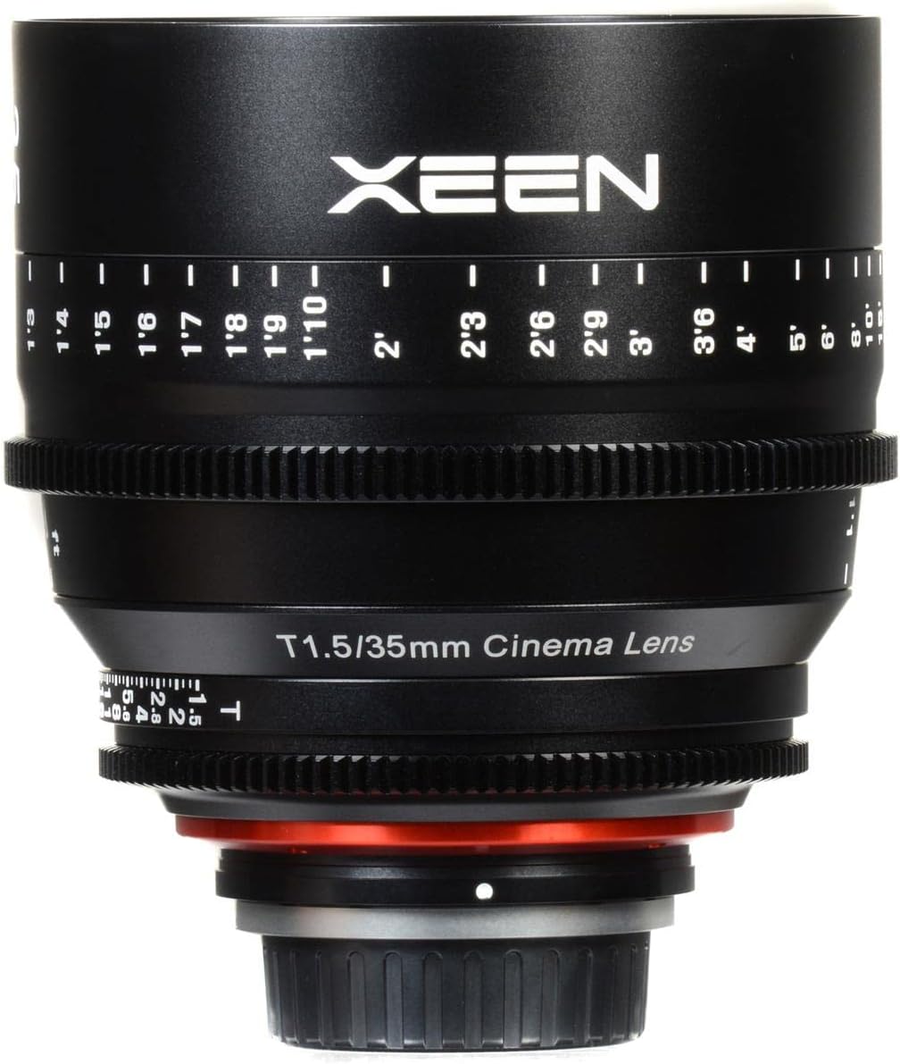Rokinon Xeen XN35-NEX 35mm T1.5 Professional Cine Lens for Sony E Mount Interchangeable Lens Cameras (Black)
