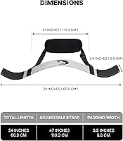 Vista 7 de DMoose Fitness Brazo Blaster para bíceps y tríceps – Aluminio resistente, acolchado suave para el cuello y correas ajustables – Soporte de rizo