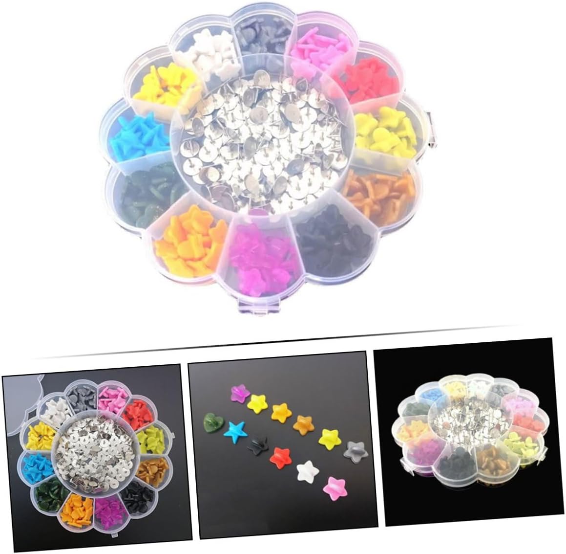 Alipis Multipurpose Metal Pin Backs with Locking Clasp for Enamel Pins and Brooches, Professional Badge Backing Holder for DIY Jewelry Making and Crafting Accessories