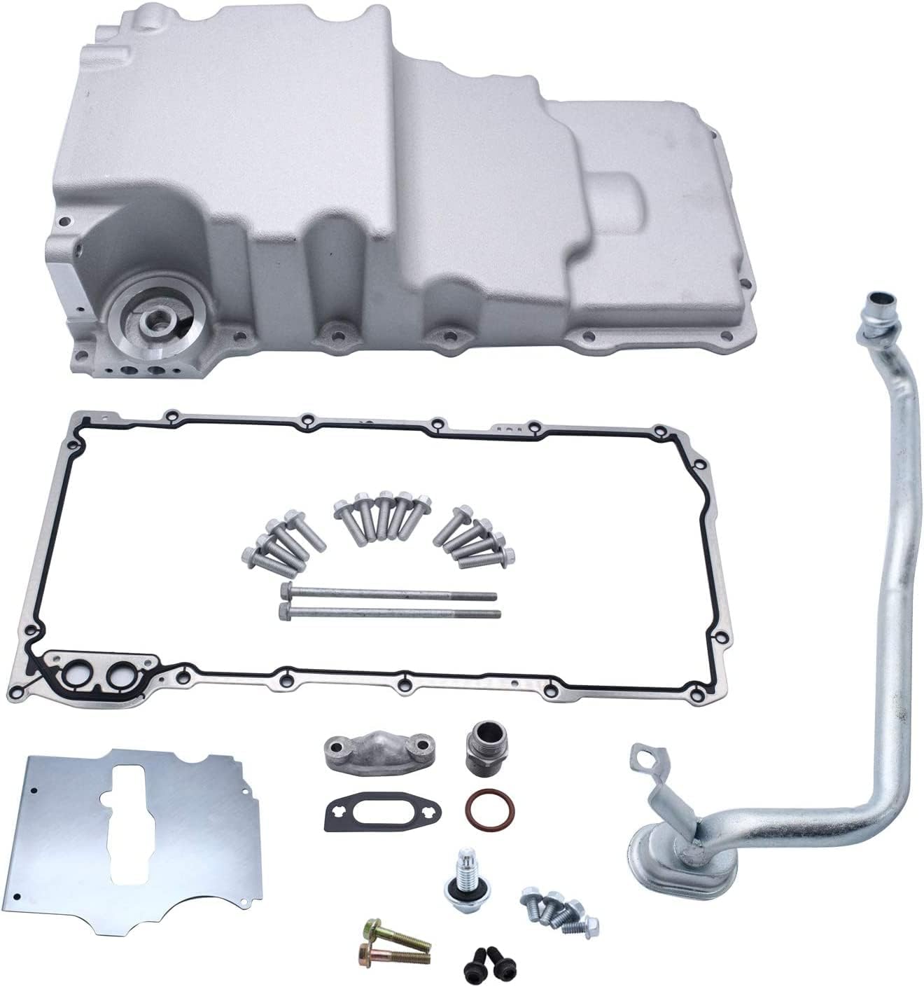 1 Set 3022 Engine Oil Pan Aluminum,Satin LS Swap Retrofit