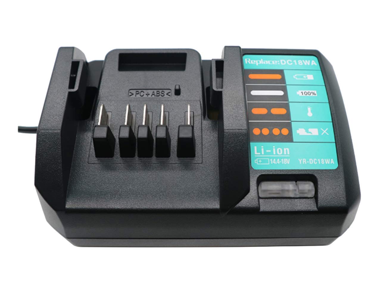 14.4 V-18V DC18WA Cargador para Makita de Iones de Litio Herramienta Eléctrica Recargable Batería BL1413G BL1813G BL1440G BL1820G BL1830G BL1840G