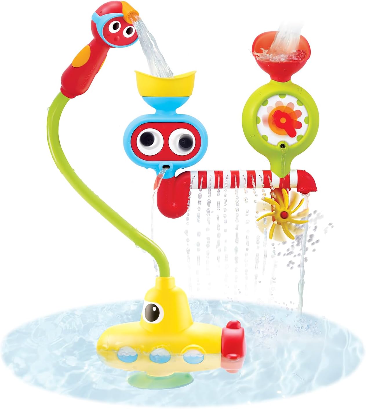 Yookidoo Bath Toy Submarine Spray Station with A Water Pumping System and Hand Shower Best Toy for Babies and Toddlers (Open Box)