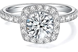 1.64ct Moissanite Engagement Rings for Women