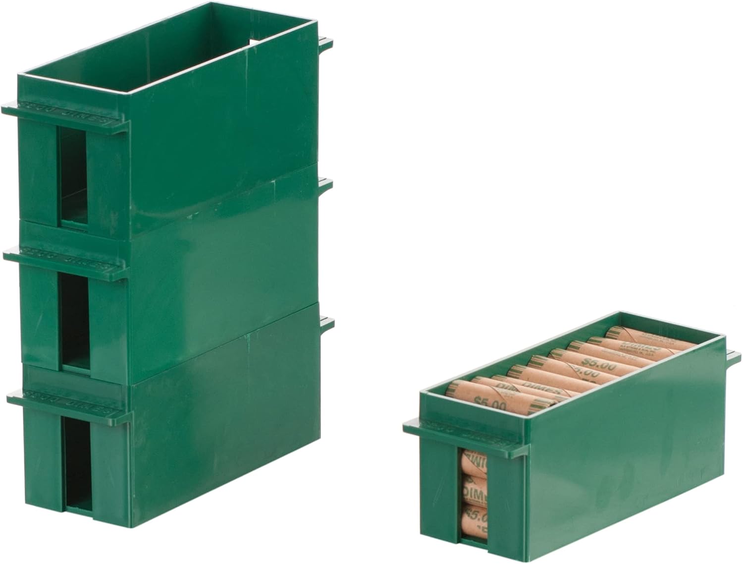 Caja organizadora de monedas capacidad large BankSupplies miniatura 1