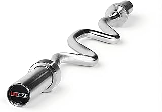 Solid Olympic Super Curl Bar, Bronze Bushings, Chrome, 48 inches