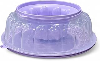 Tupperware Jel Ring Mold 6 cups in Lilac purple