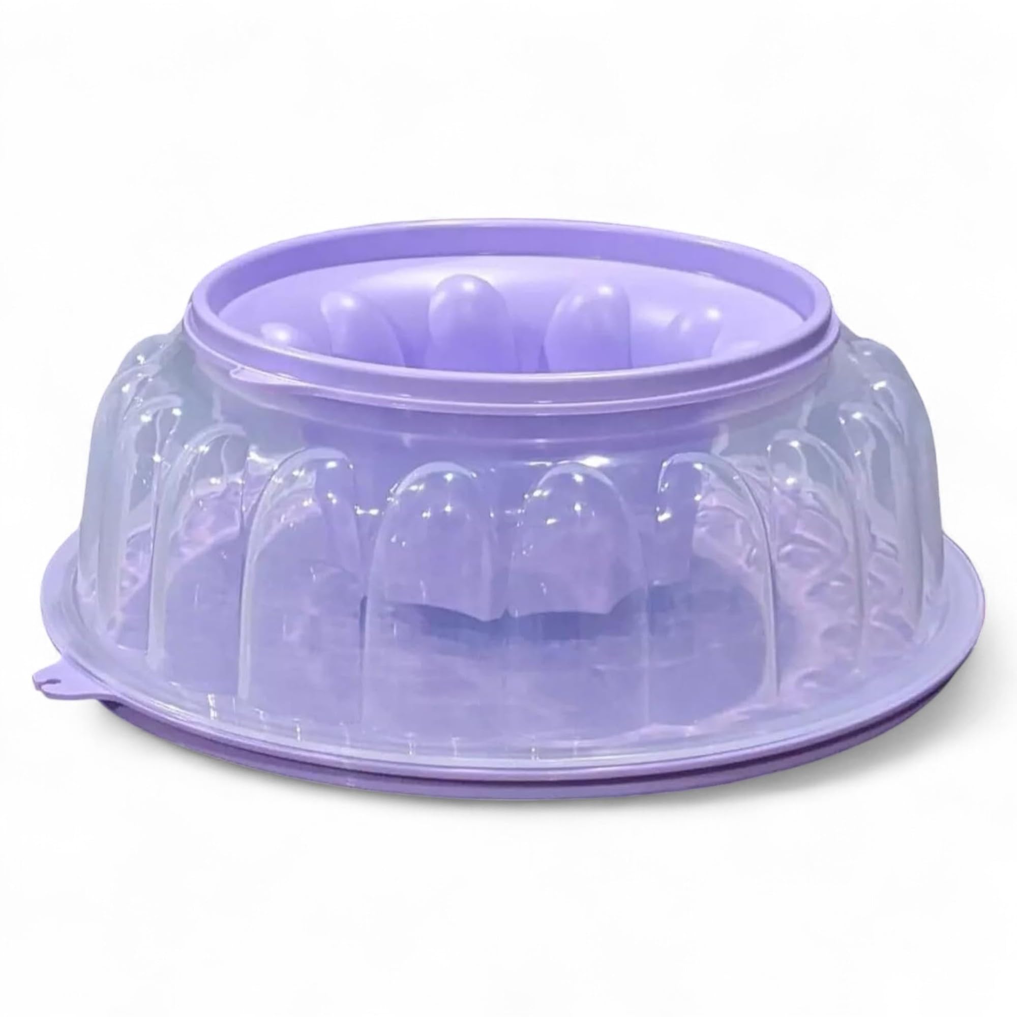 Amazon.com: Tupperware Jel Ring Mold 6 cups in Lilac purple : Home