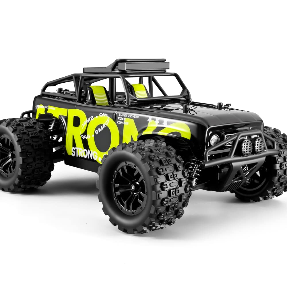 Remote Control Off-Road Car Truck Vehicle 1 18 4WD Top Speed Fast 40km h with Led Sand Tires