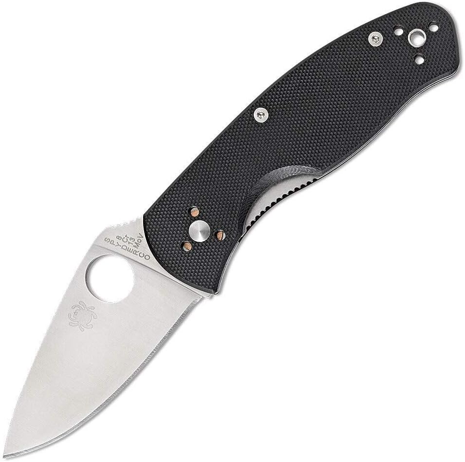 Spyderco Persistence G10 Black Plainedge