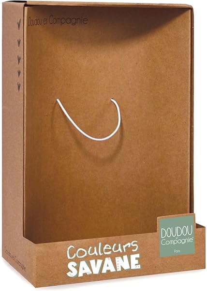 Doudou et Compagnie - Couleurs Savane - Veilleuse Girafe- Beige - 15cm - Cadeau Naissance - DC4075 - 3