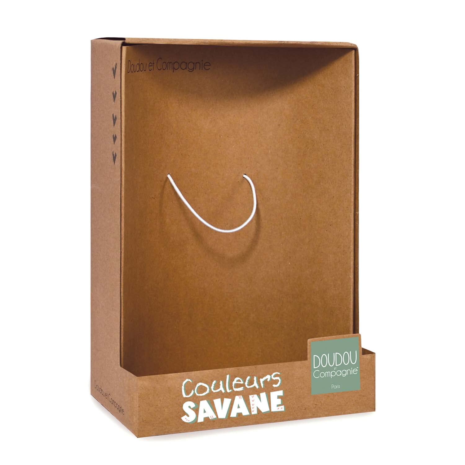 Doudou et Compagnie - Couleurs Savane - Veilleuse Girafe- Beige - 15cm - Cadeau Naissance - DC4075 - 3