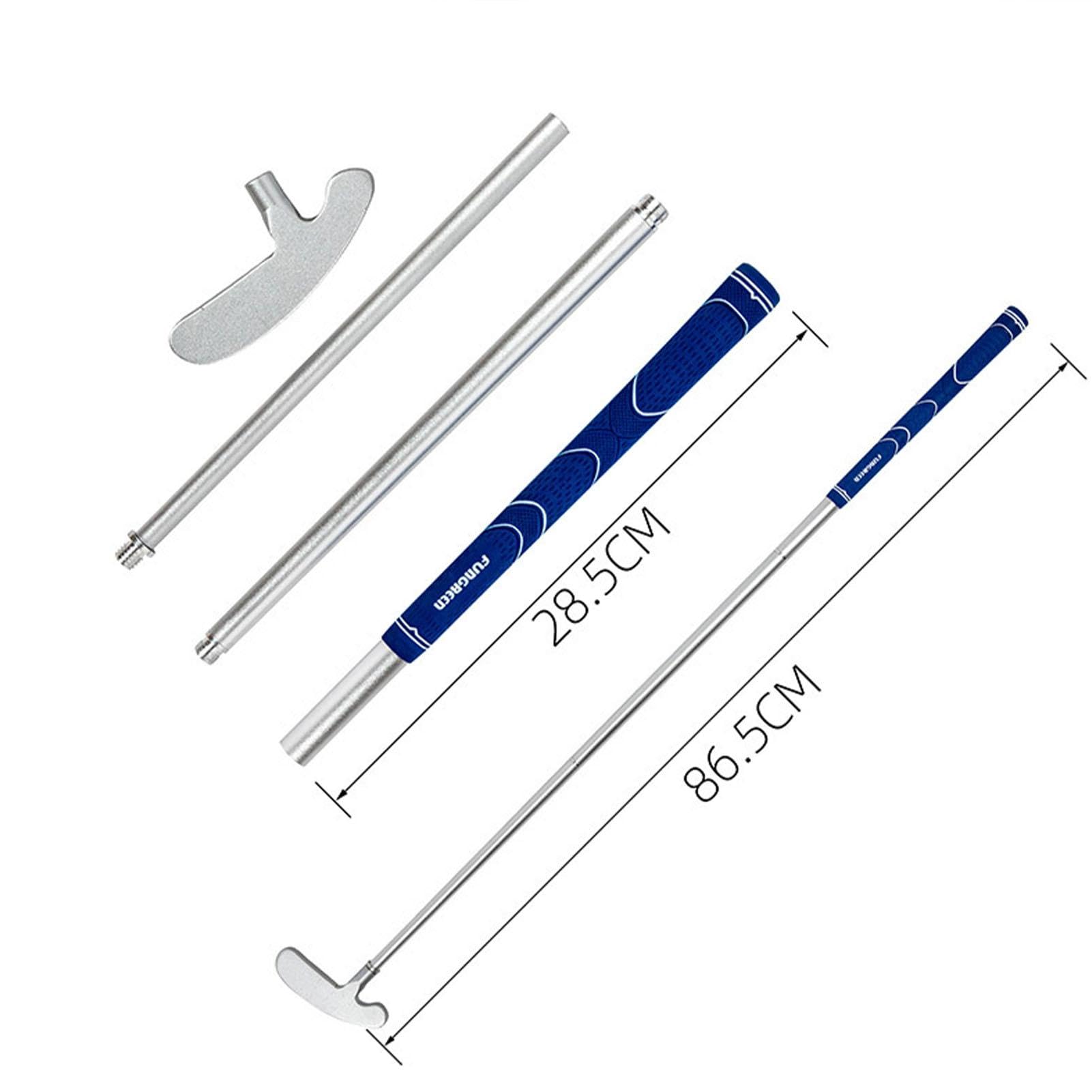 Putter de golf ajustable desmontable doble cara diestros zurdos aleación plegable