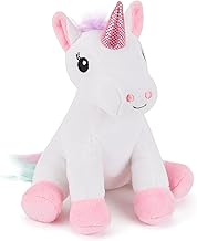 Giocattolo di peluche morbido e coccoloso per bambini - Compagno perfetto per bambini e neonati (12-15 cm) (Unicorno)