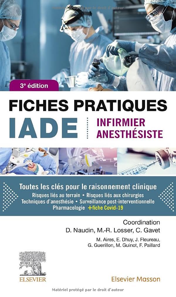 Fiches pratiques IADE: Infirmier anesthésiste