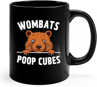 Wombats Poop Cubes, Cute Kawaii Wombat Quote Coffee Mug, Gift for Men, Women Mug Gift for Men, Women, Cups 11oz - 11oz