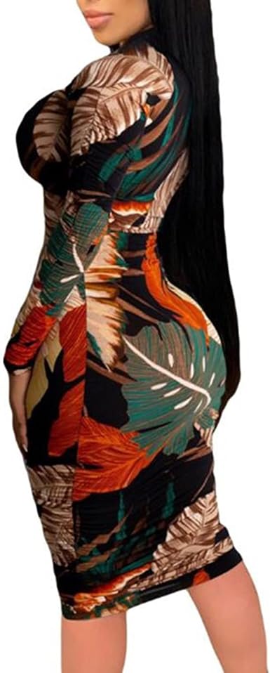 Amazon.com: Coopserbil Vestidos para mujer, estampados, cóctel, fiesta,  túnica : Ropa, Zapatos y Joyería