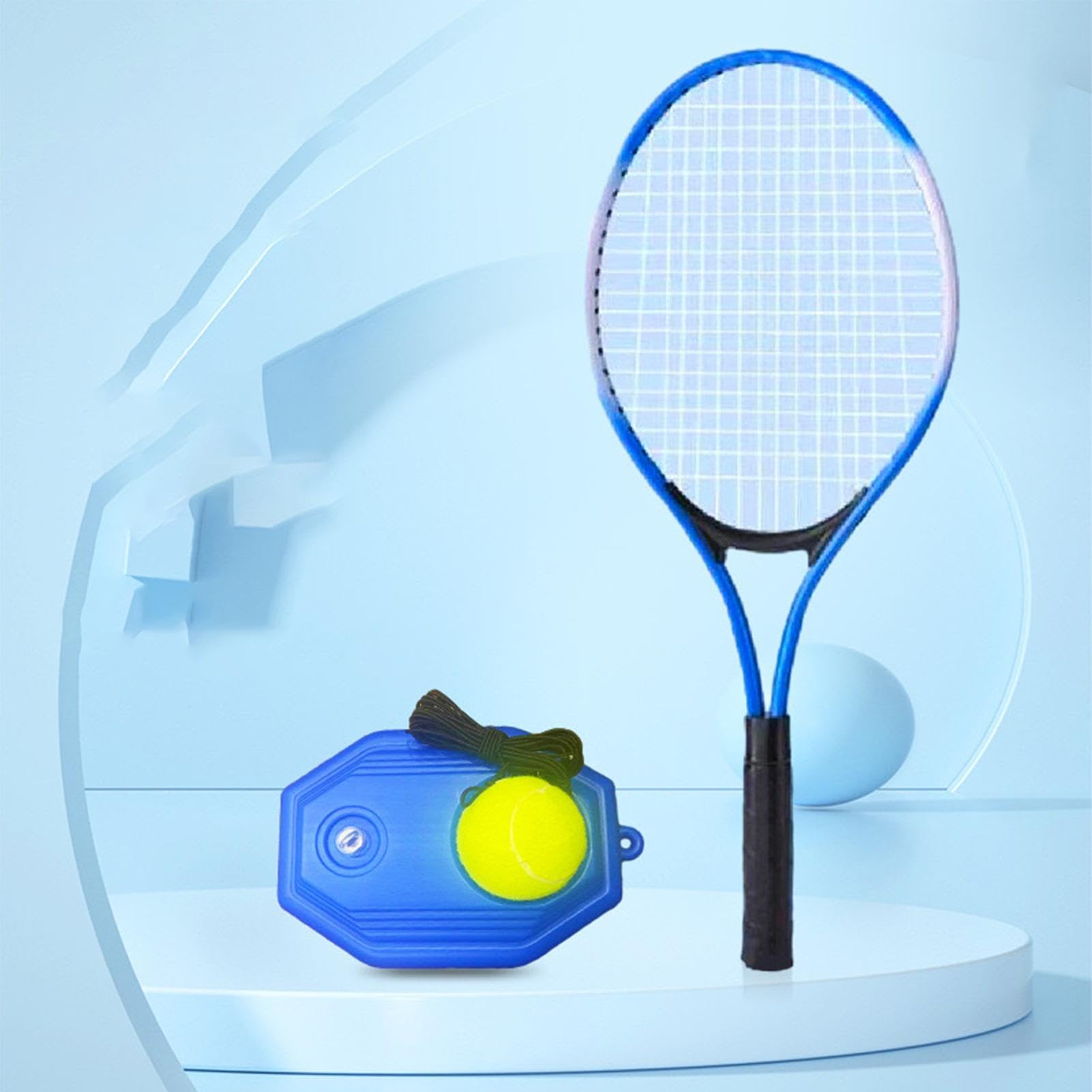Allenatore da tennis, palline di rimbalzo per pratica del tennis Rebounder | Attrezzature per l'allenamento del tennis per principianti
